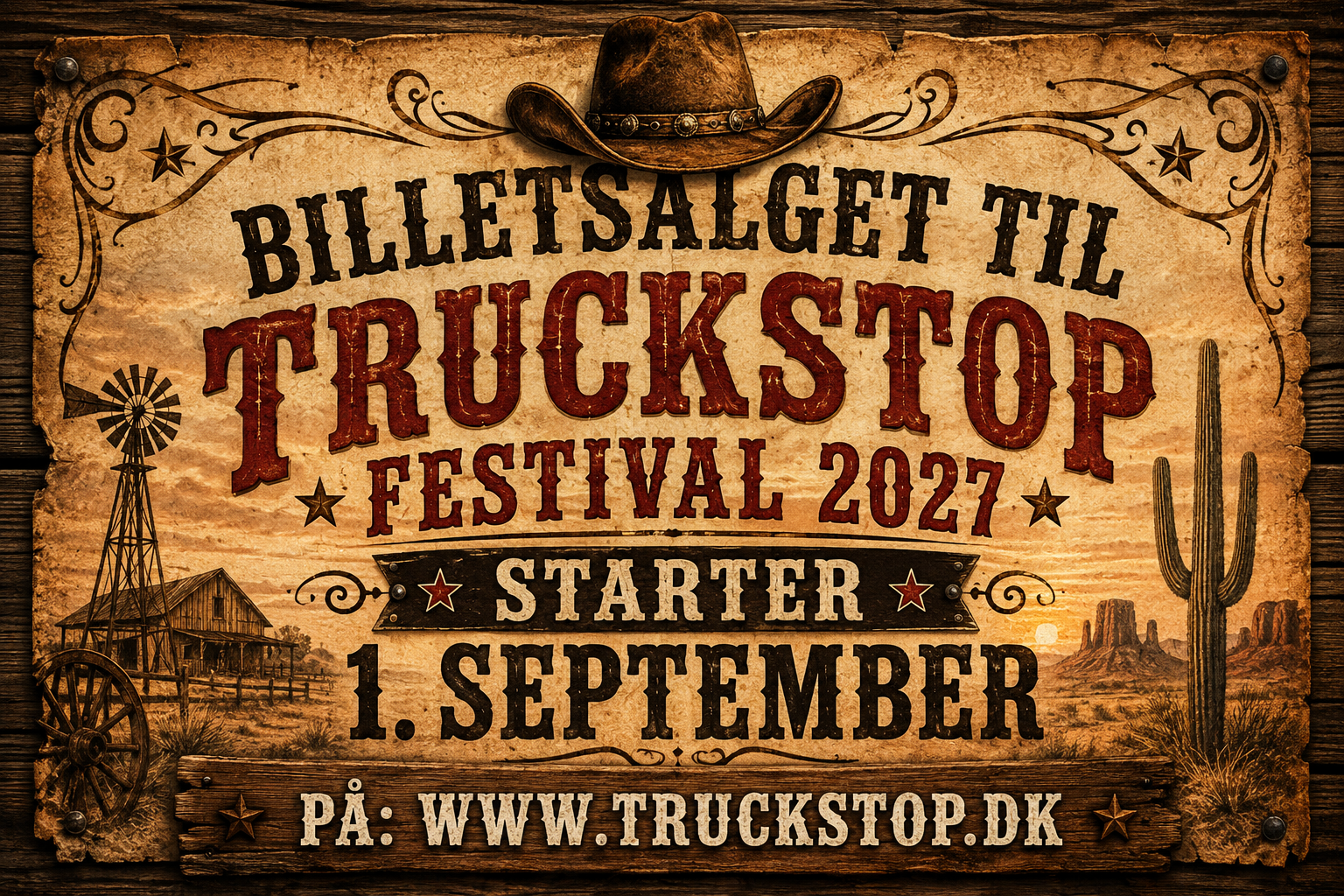 Billetsalg starter 1. september 2026